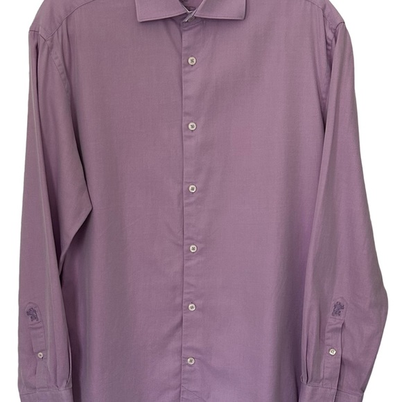 Men’s Bugatchi Button Front Shirt SZ XL - Picture 1 of 4